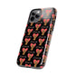 'I Love Us' Black Tough Phone Cases