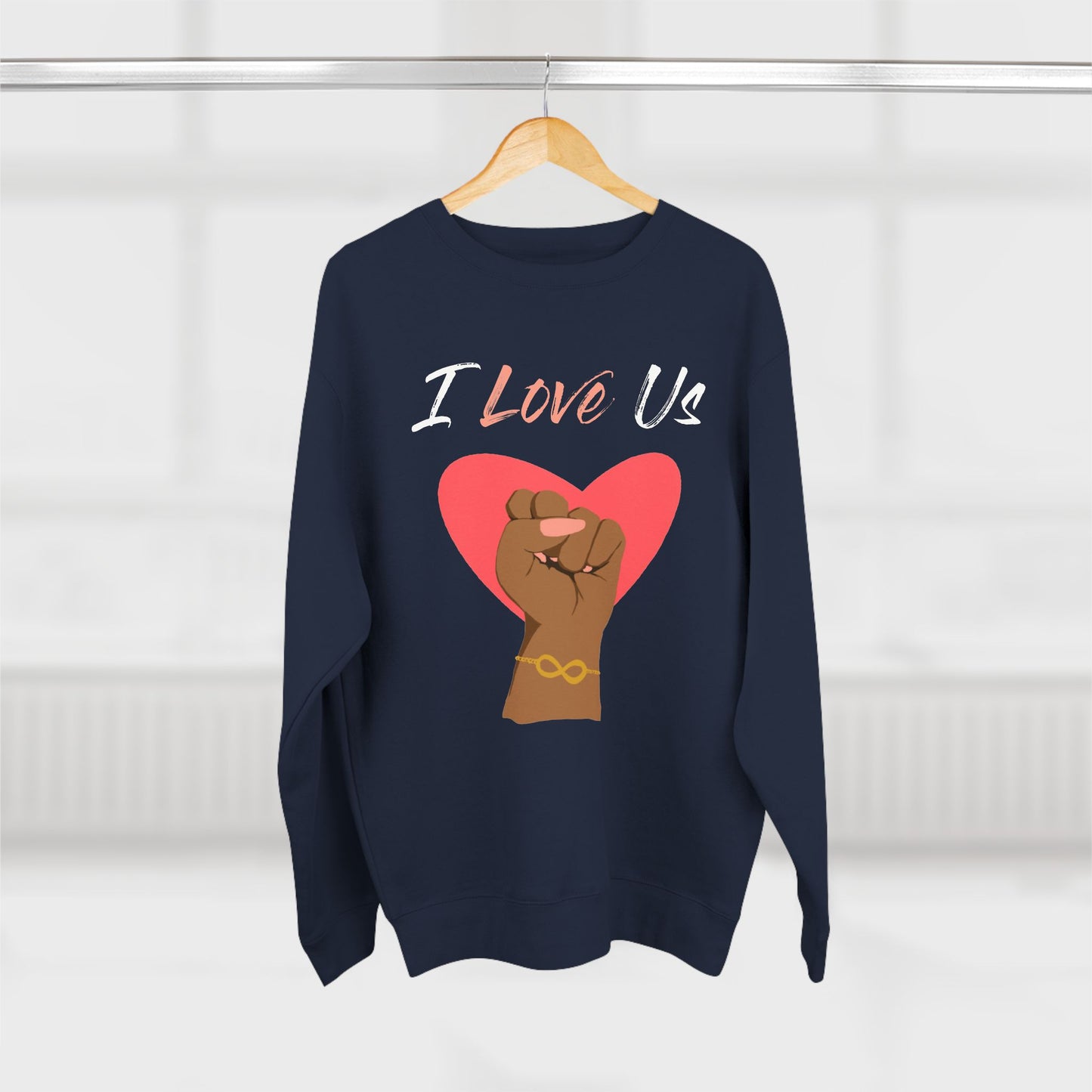 I Love Us Crewneck Sweatshirt