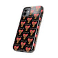 'I Love Us' Black Tough Phone Cases