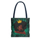 Blues Queen Black Tote Bag