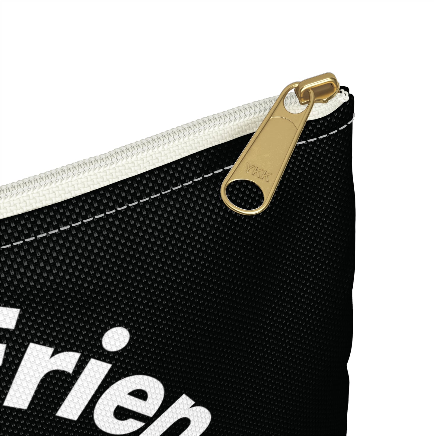 Hustle with Friends Black Accessory Pouch