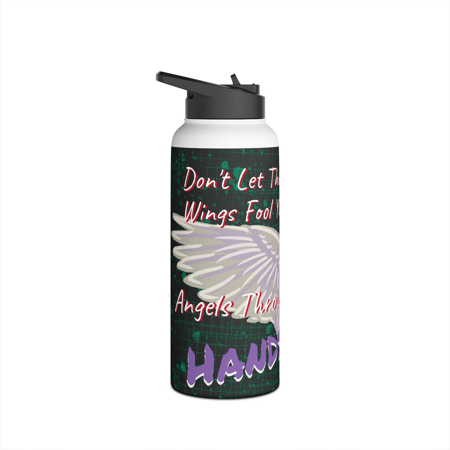 Angels Throw Hands Stainless Steel Water Bottle