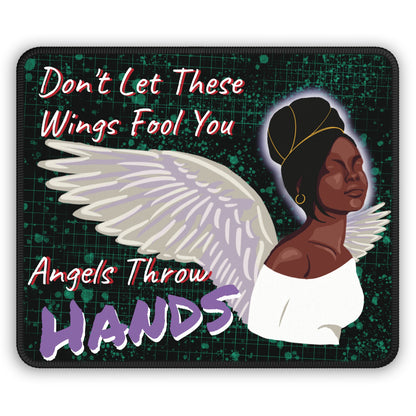 Angels Throw Hands Gaming Mouse Pad