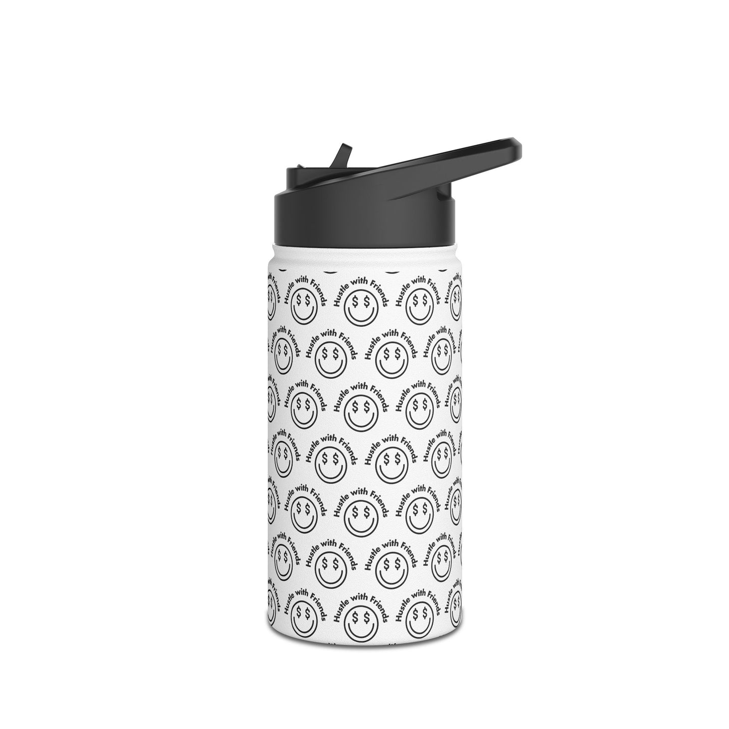 Hustle with Friends Stainless Steel Water Bottle