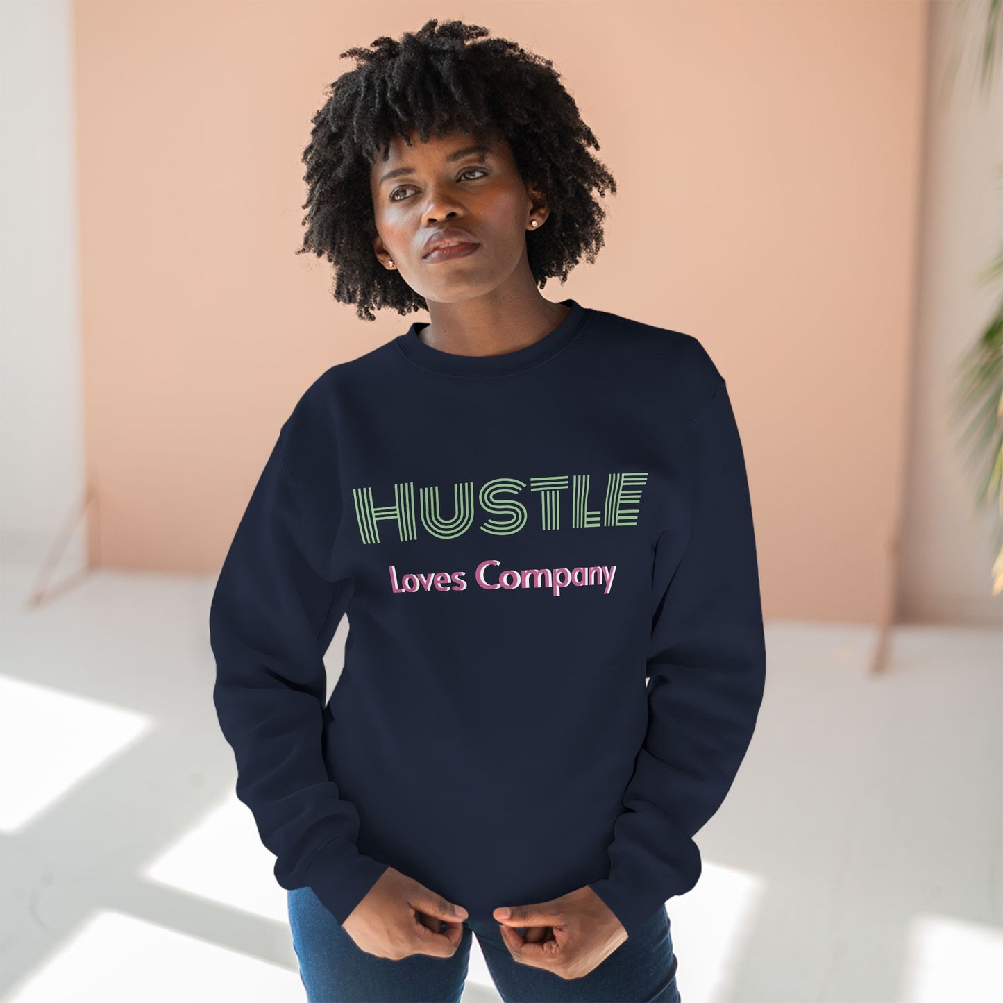 'Hustle Loves Company' Crewneck