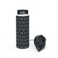 Hustle with Friends Black Stainless Steel Water Bottle