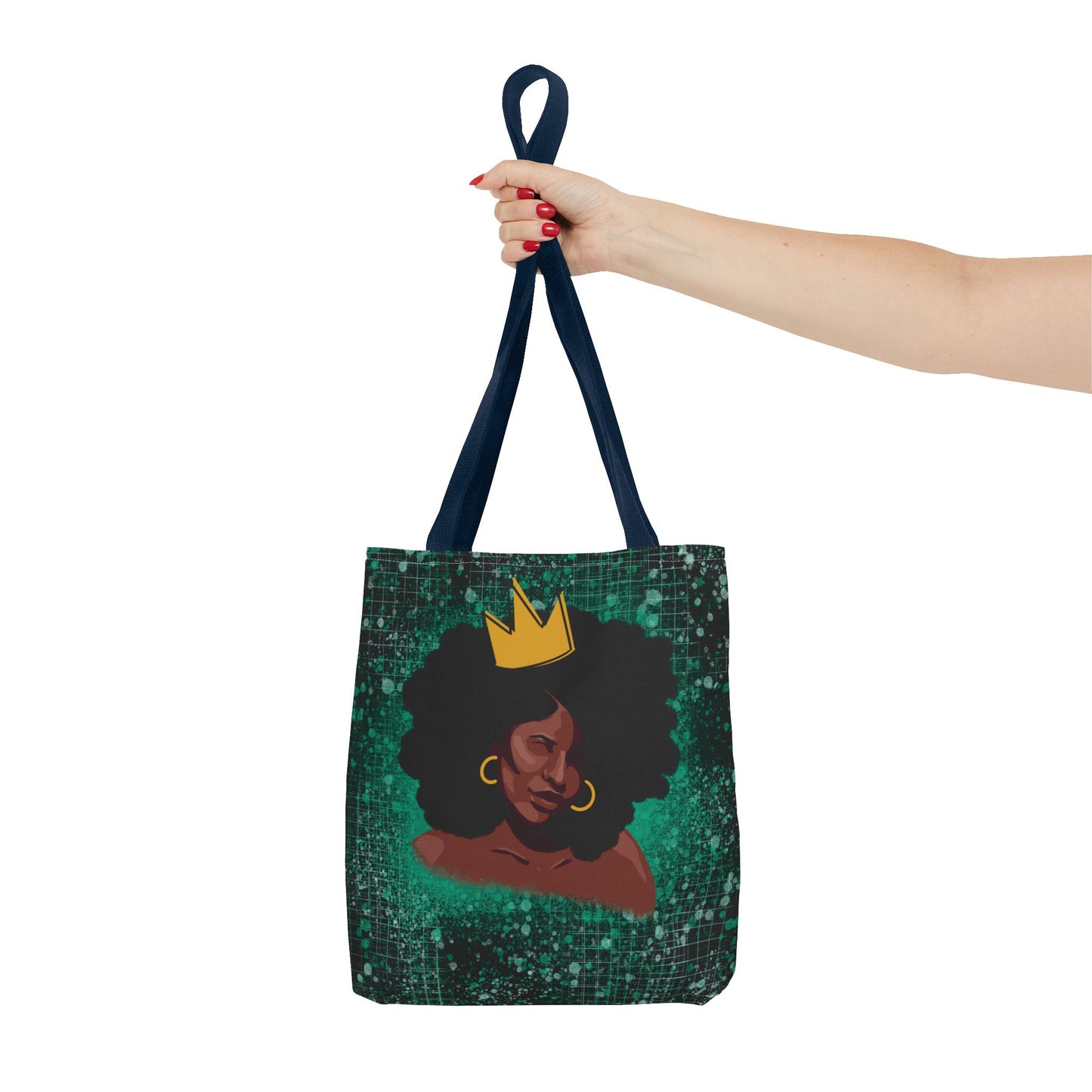 Blues Queen Black Tote Bag