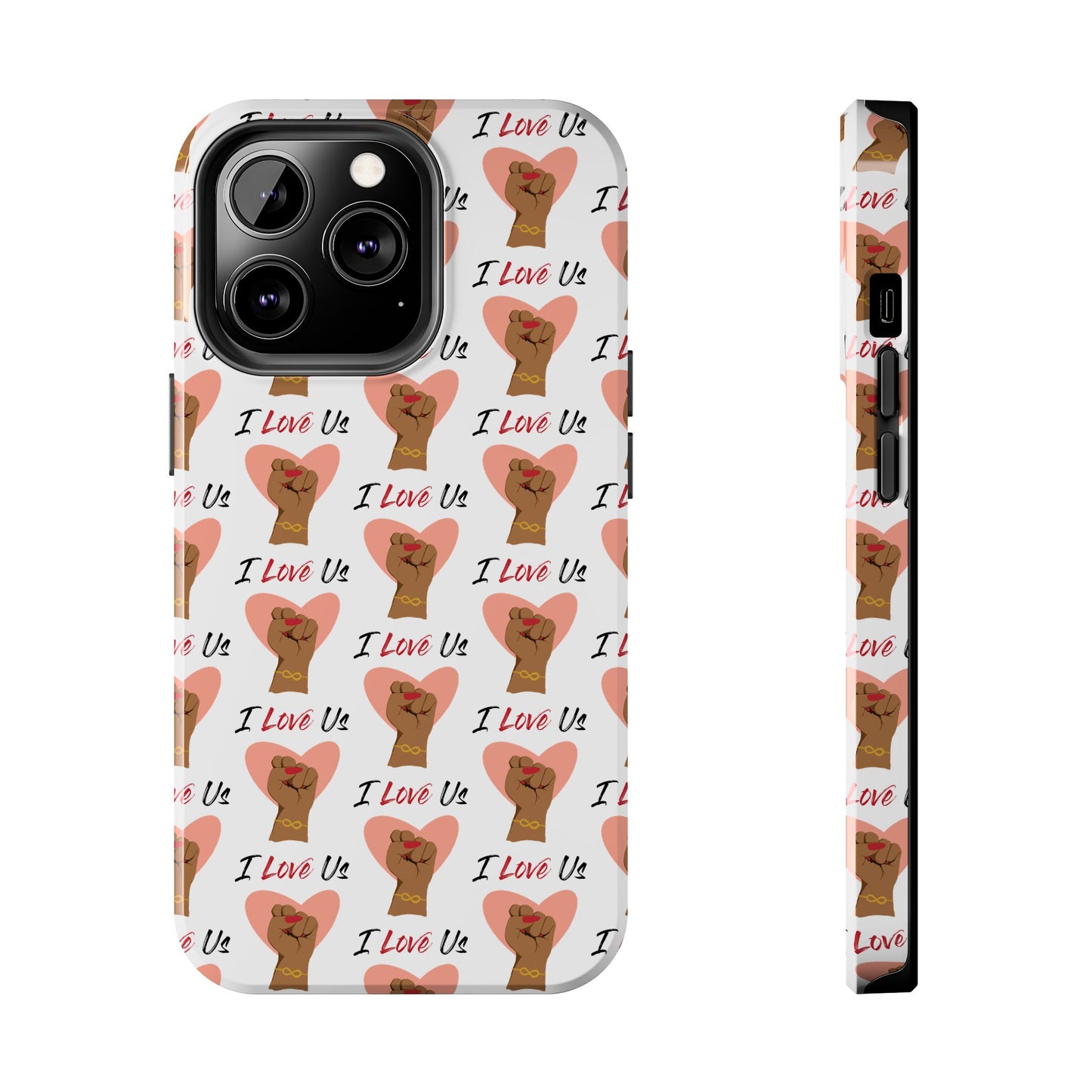 'I Love Us' White Tough Phone Case