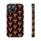 'I Love Us' Black Tough Phone Cases