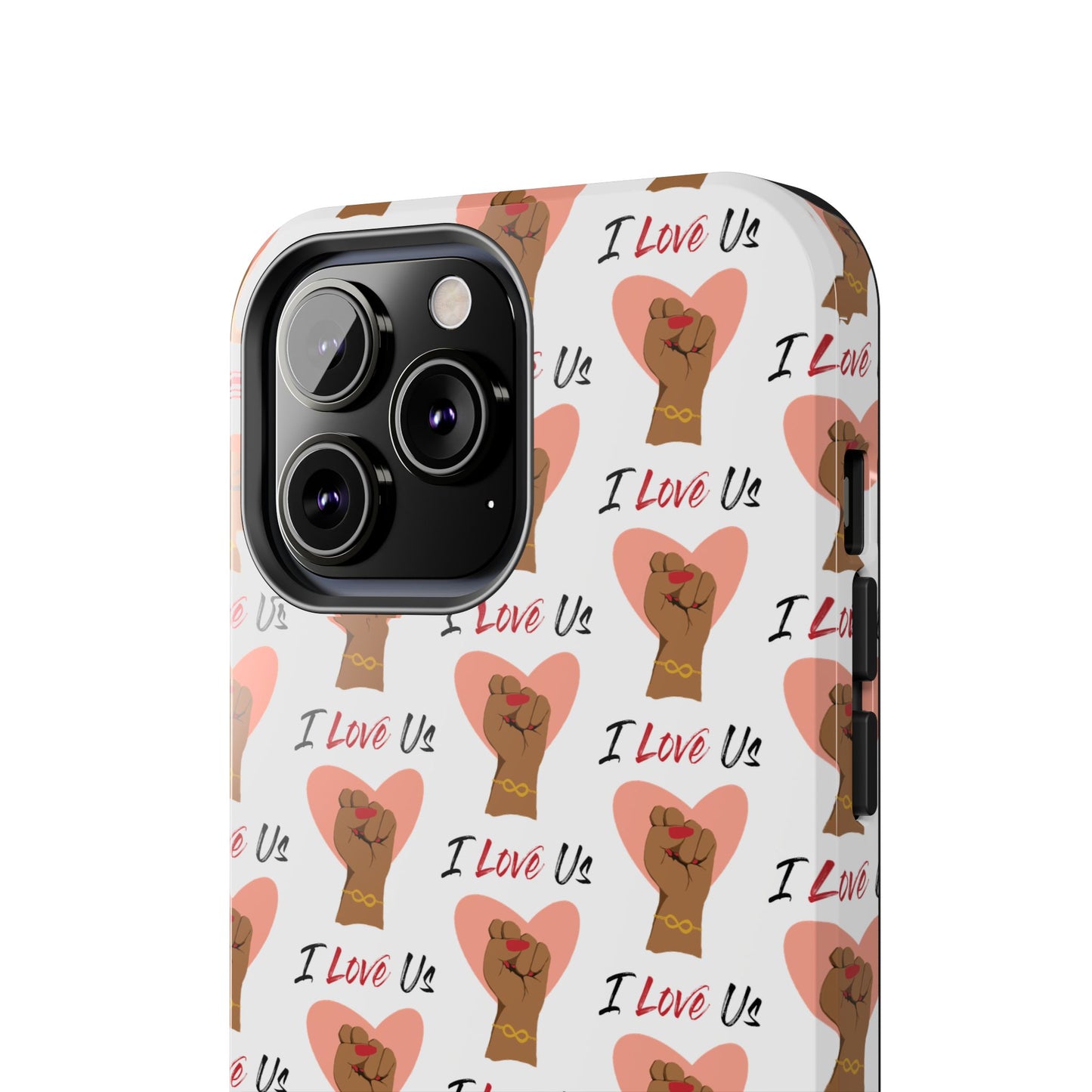 'I Love Us' White Tough Phone Case