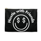 Hustle with Friends Black Accessory Pouch