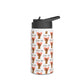 I Love Us White Stainless Steel Water Bottle