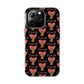 'I Love Us' Black Tough Phone Cases