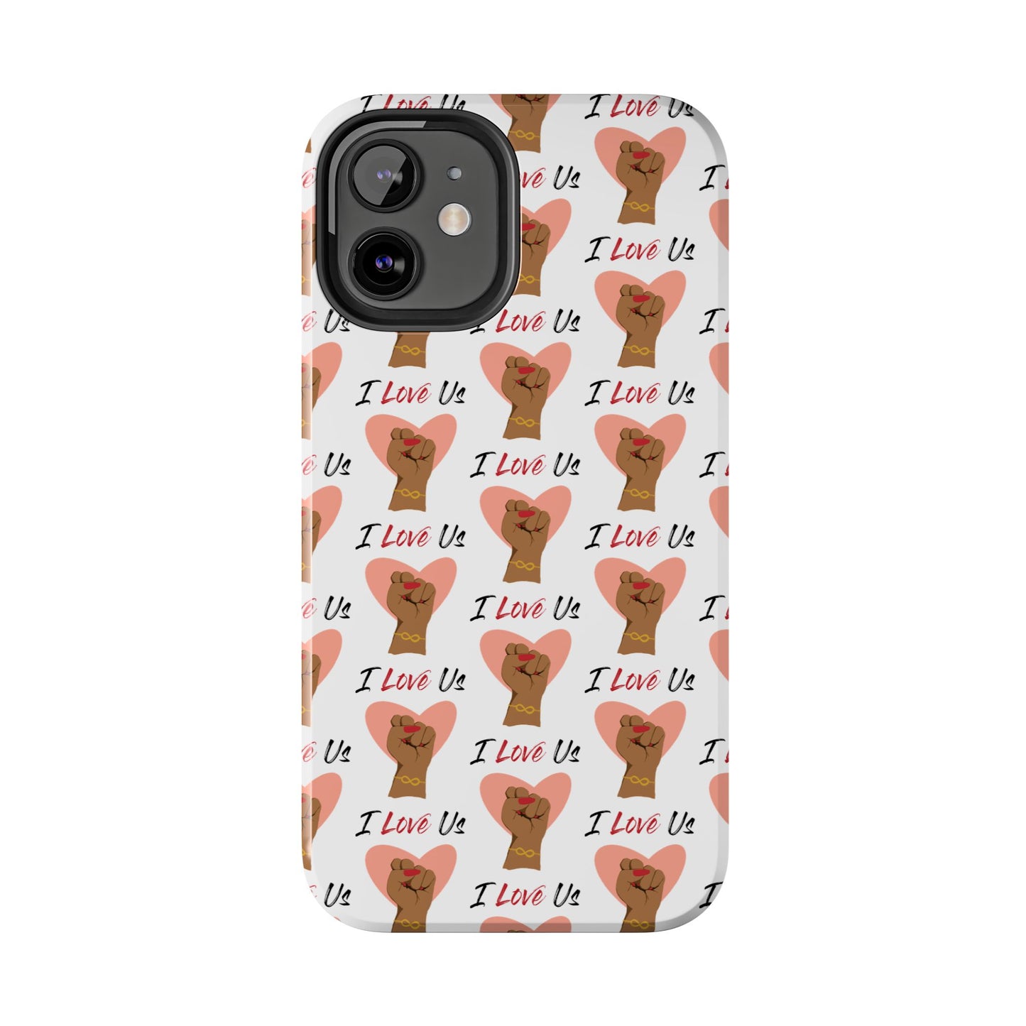 'I Love Us' White Tough Phone Case