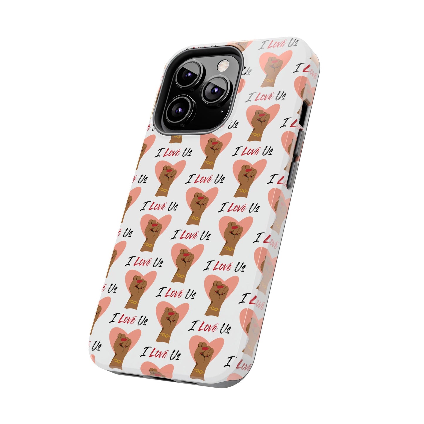 'I Love Us' White Tough Phone Case