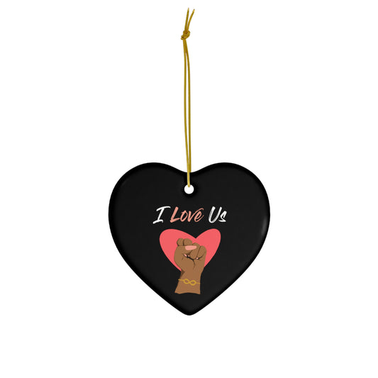 I Love Us Ornament