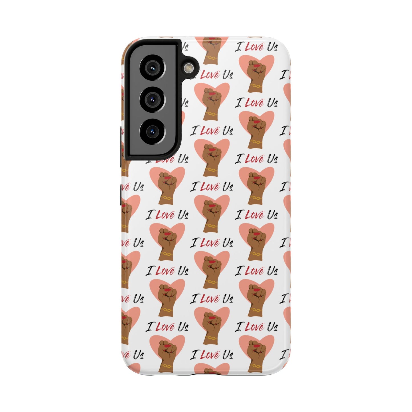 'I Love Us' White Tough Phone Case