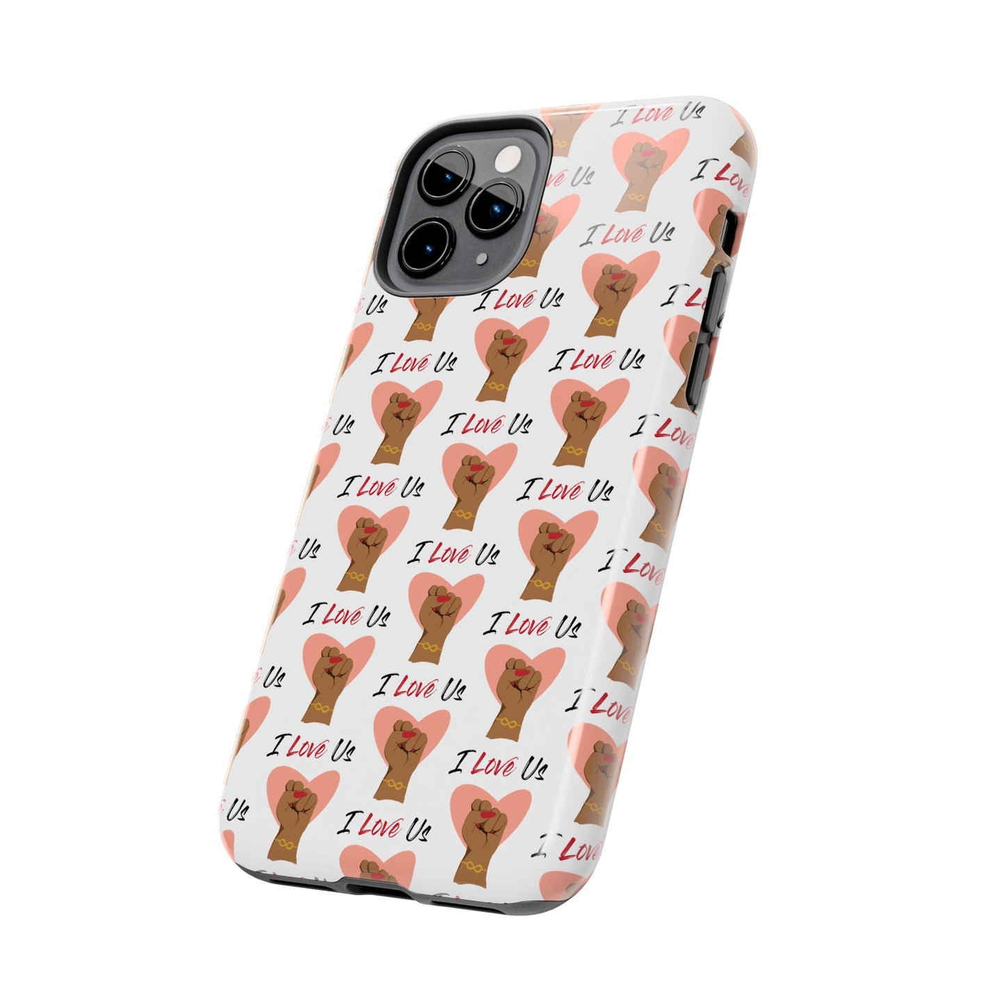 'I Love Us' White Tough Phone Case