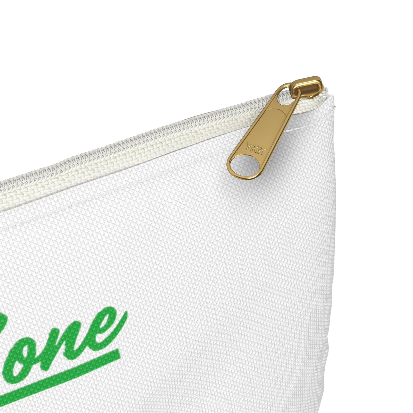 Uncomfy AF White Accessory Pouch