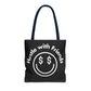 Hustle with Friends Black Tote Bag