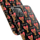 'I Love Us' Black Tough Phone Cases