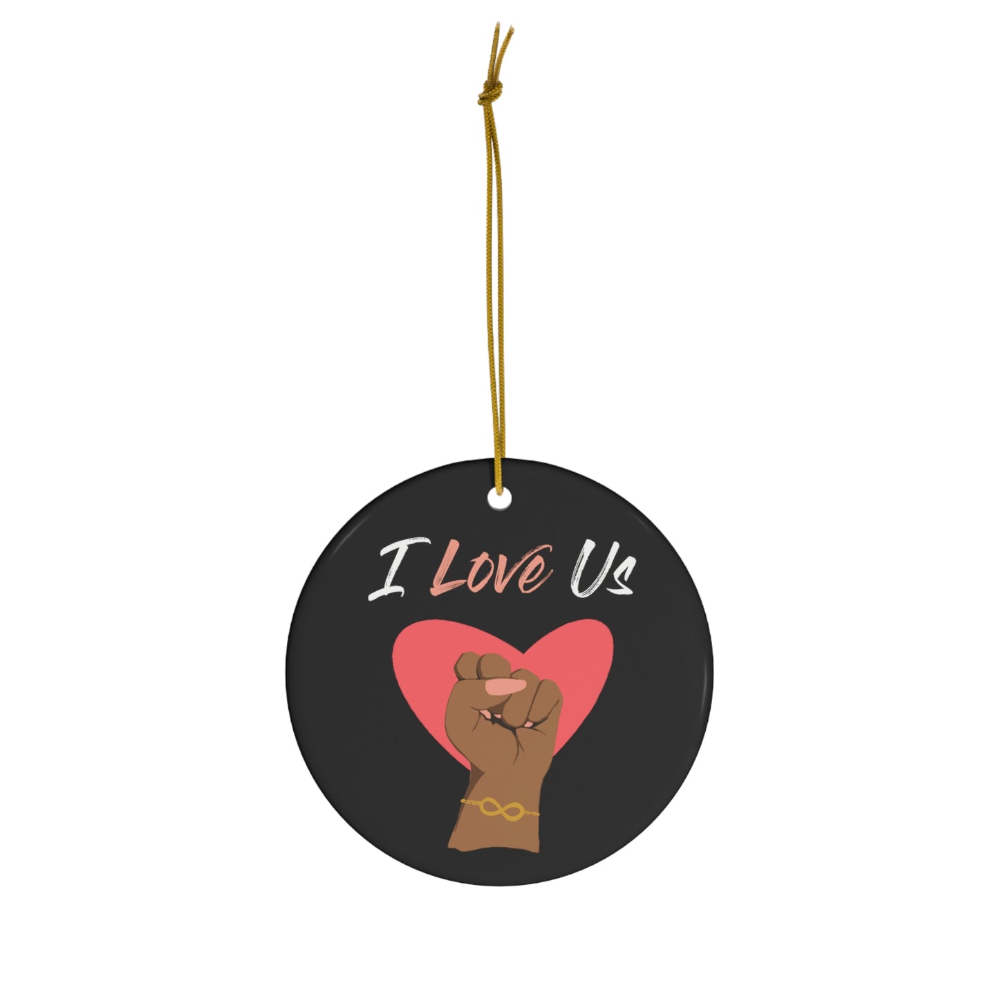 I Love Us Ornament