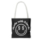 Hustle with Friends Black Tote Bag