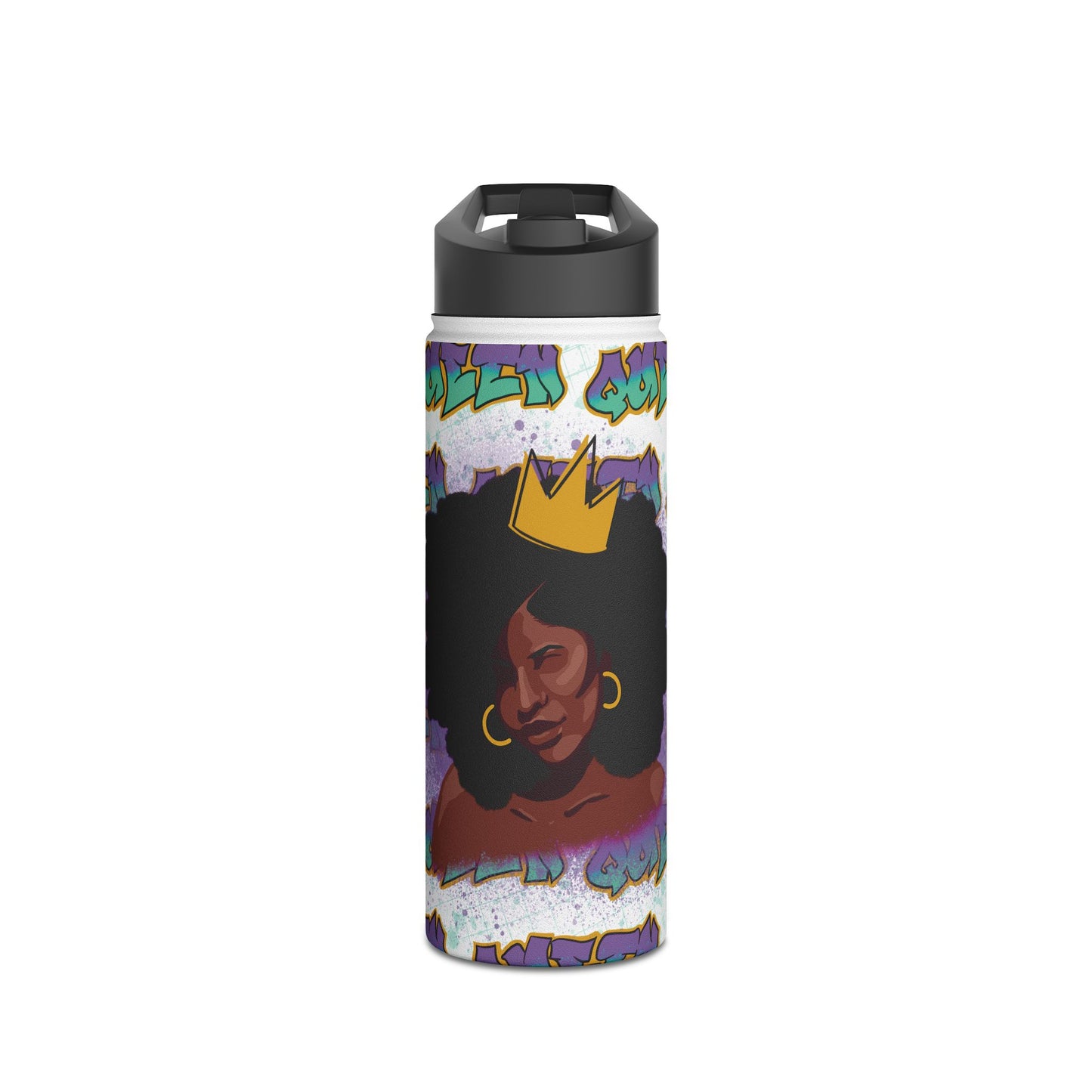 Beautiful Queen Stainless Steel Water Bottle