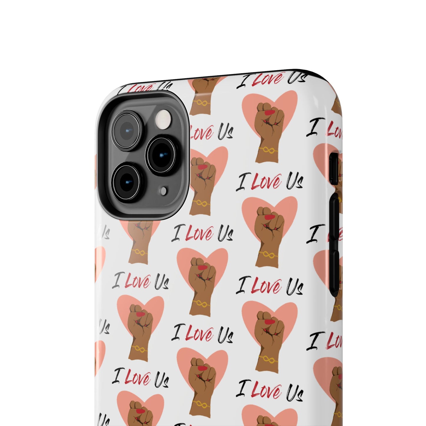 'I Love Us' White Tough Phone Case