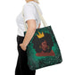 Blues Queen Black Tote Bag