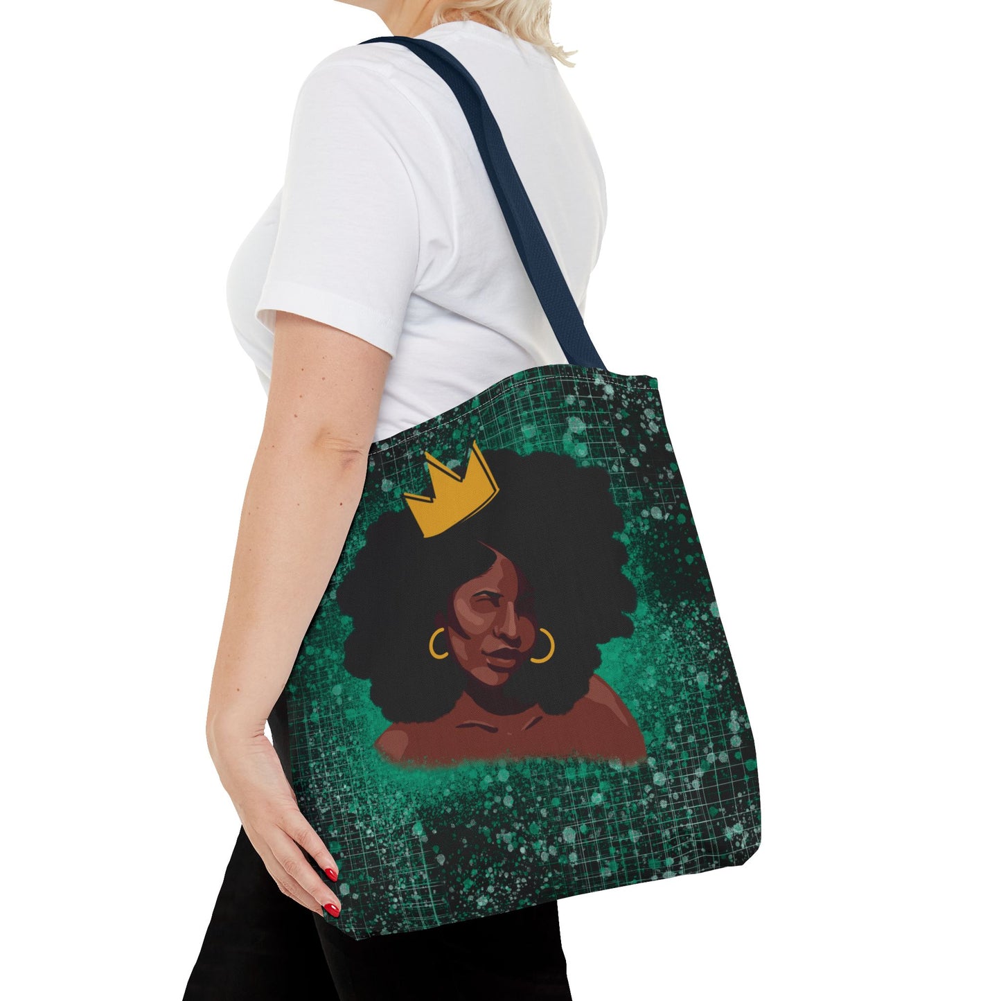 Blues Queen Black Tote Bag