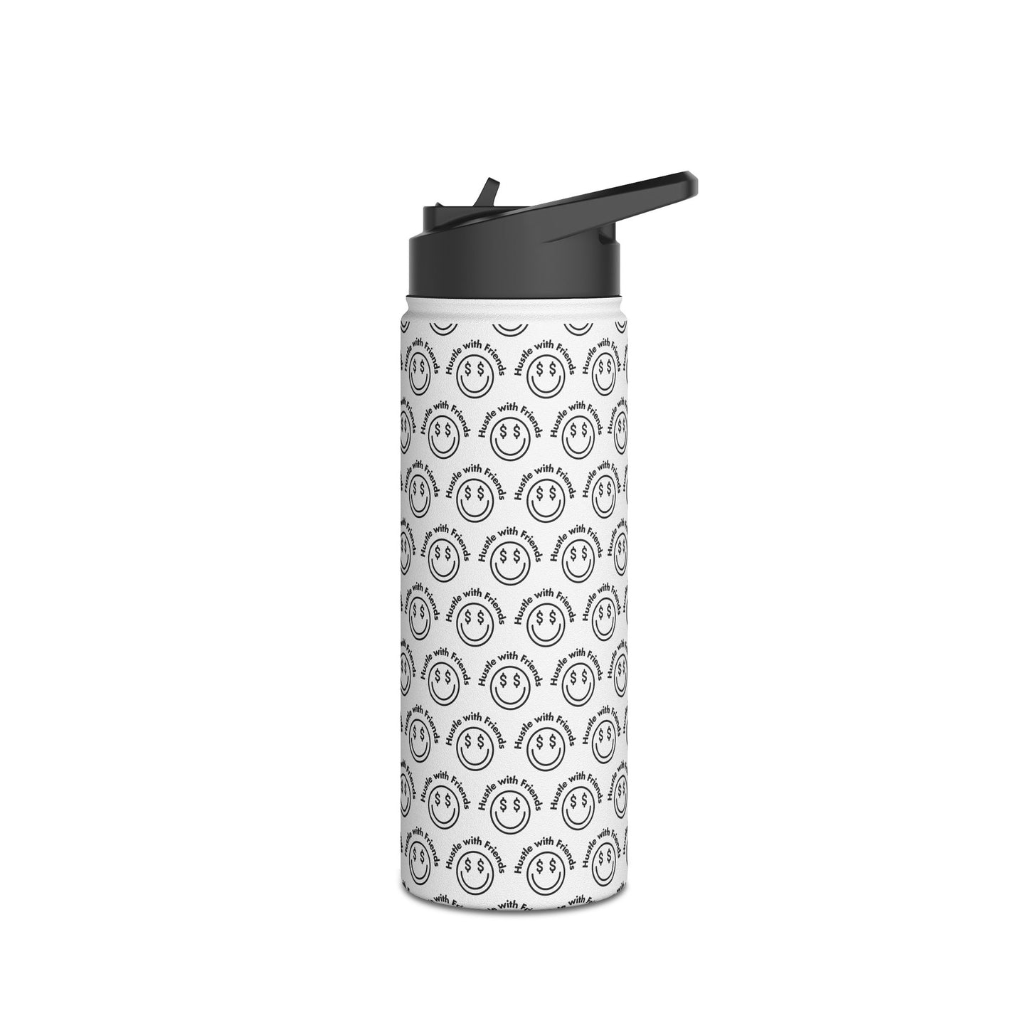 Hustle with Friends Stainless Steel Water Bottle