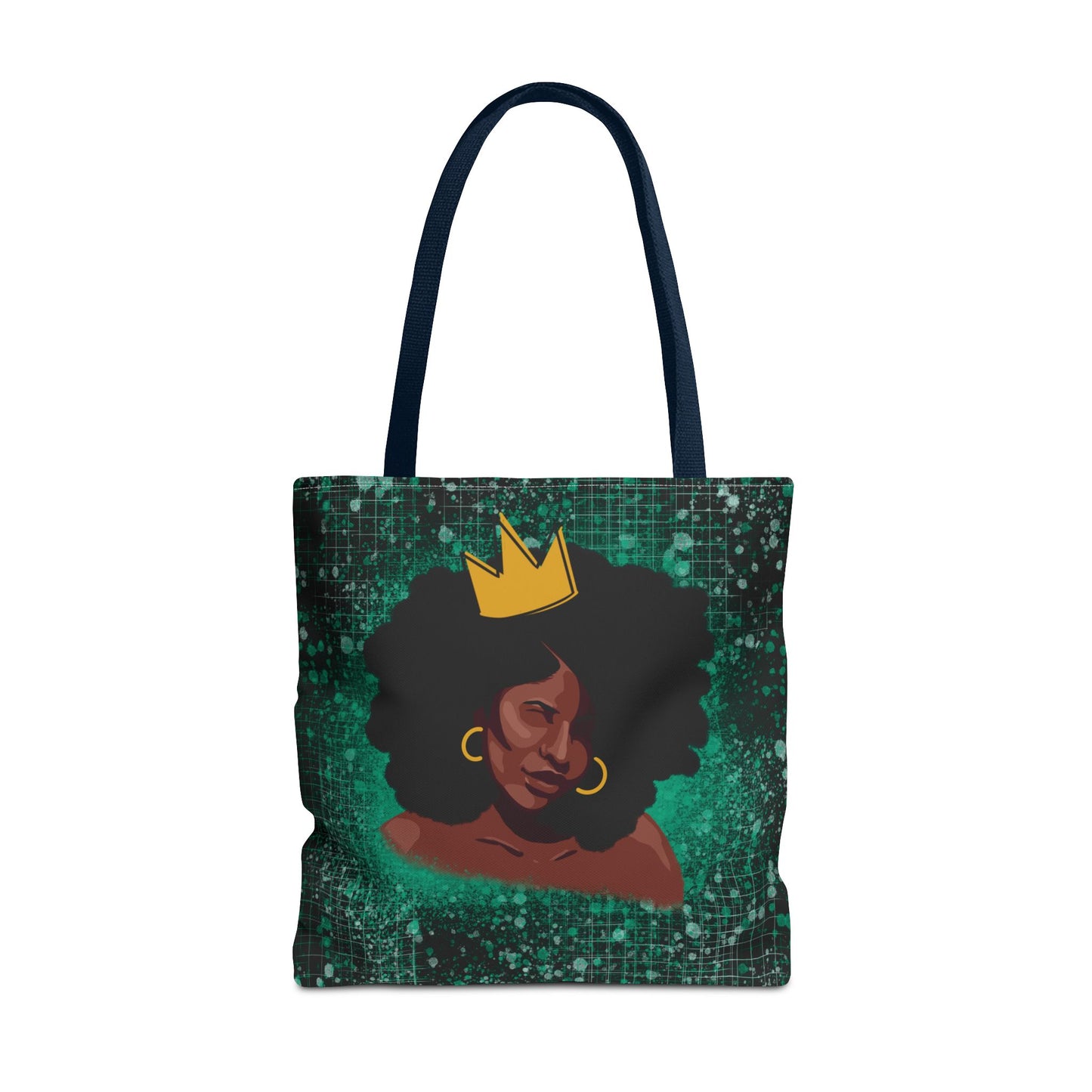 Blues Queen Black Tote Bag