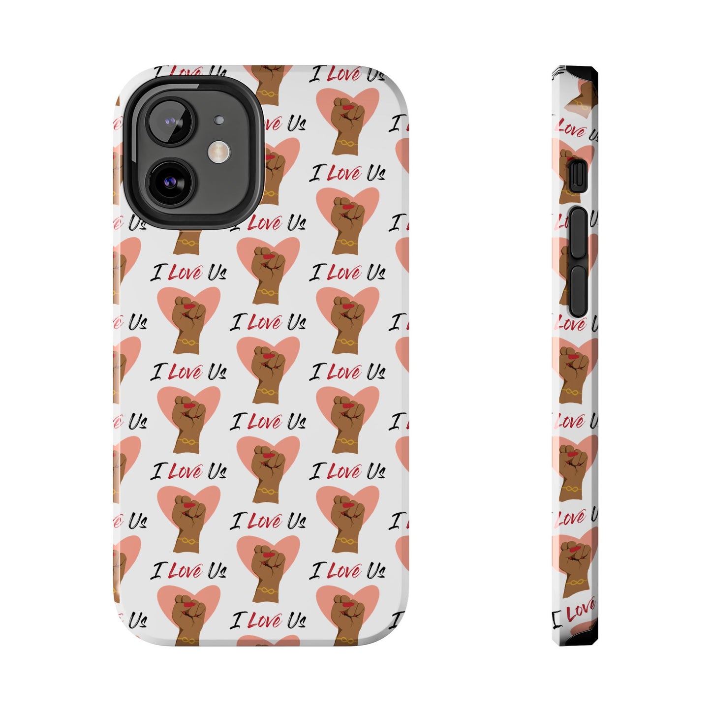 'I Love Us' White Tough Phone Case