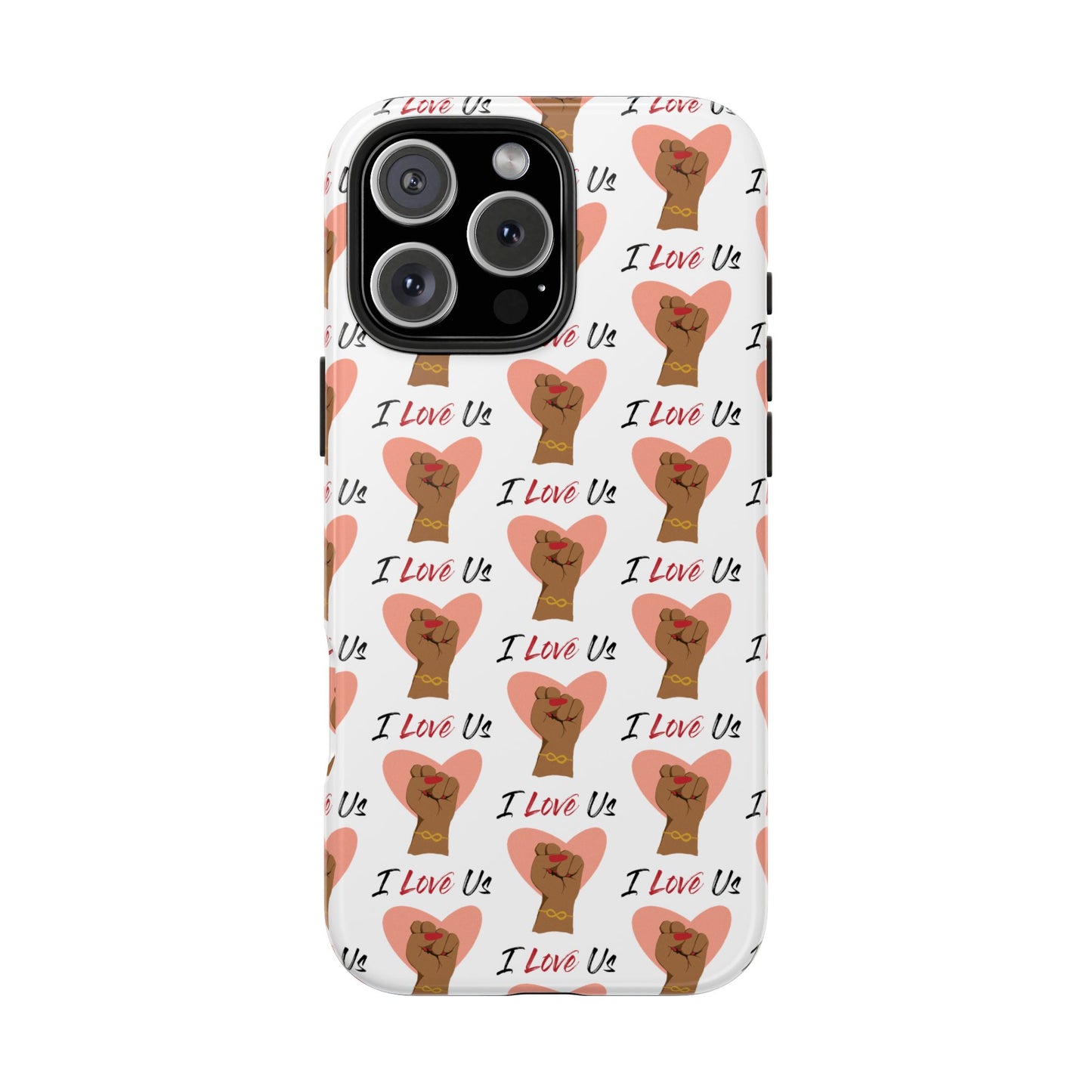 'I Love Us' White Tough Phone Case