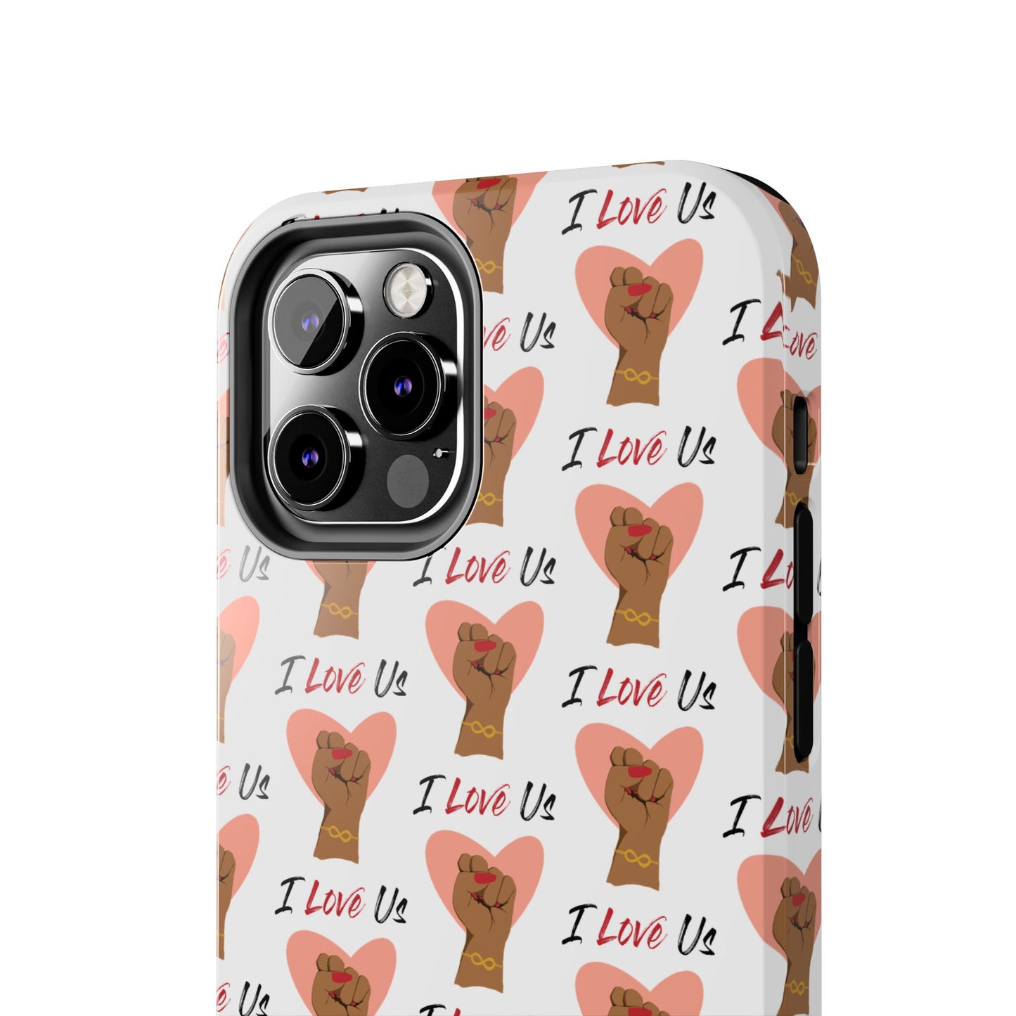 'I Love Us' White Tough Phone Case