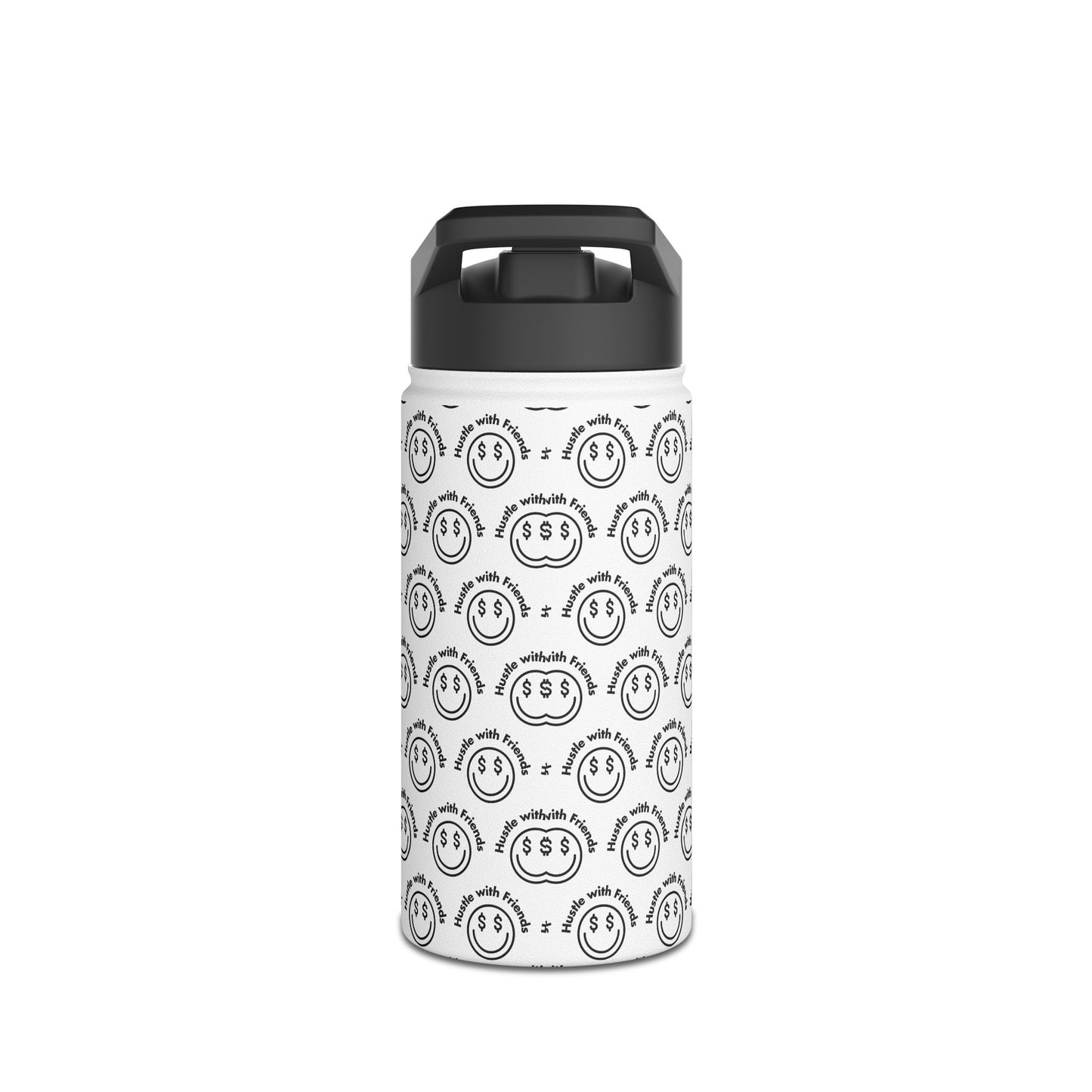 Hustle with Friends Stainless Steel Water Bottle