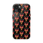 'I Love Us' Black Tough Phone Cases