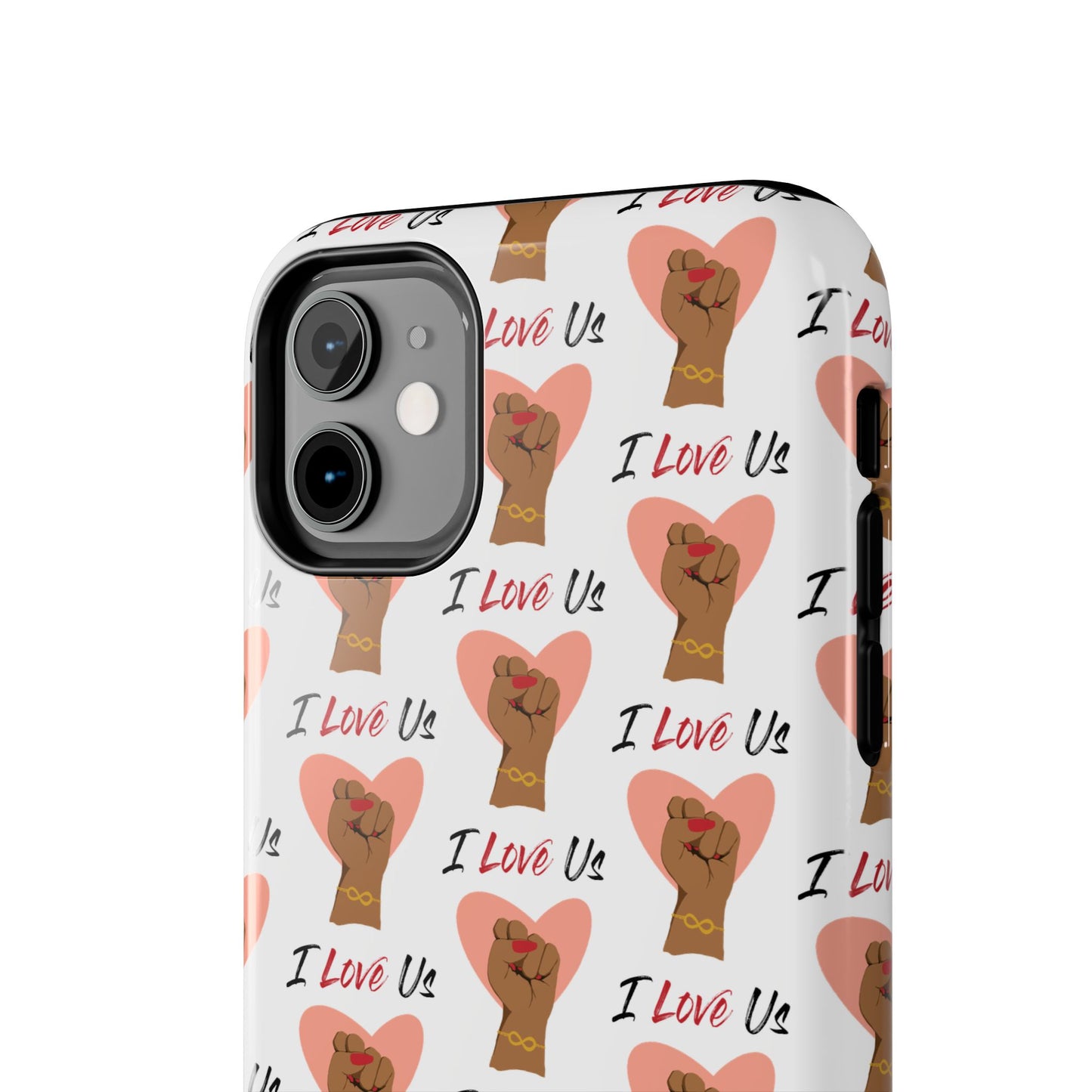 'I Love Us' White Tough Phone Case