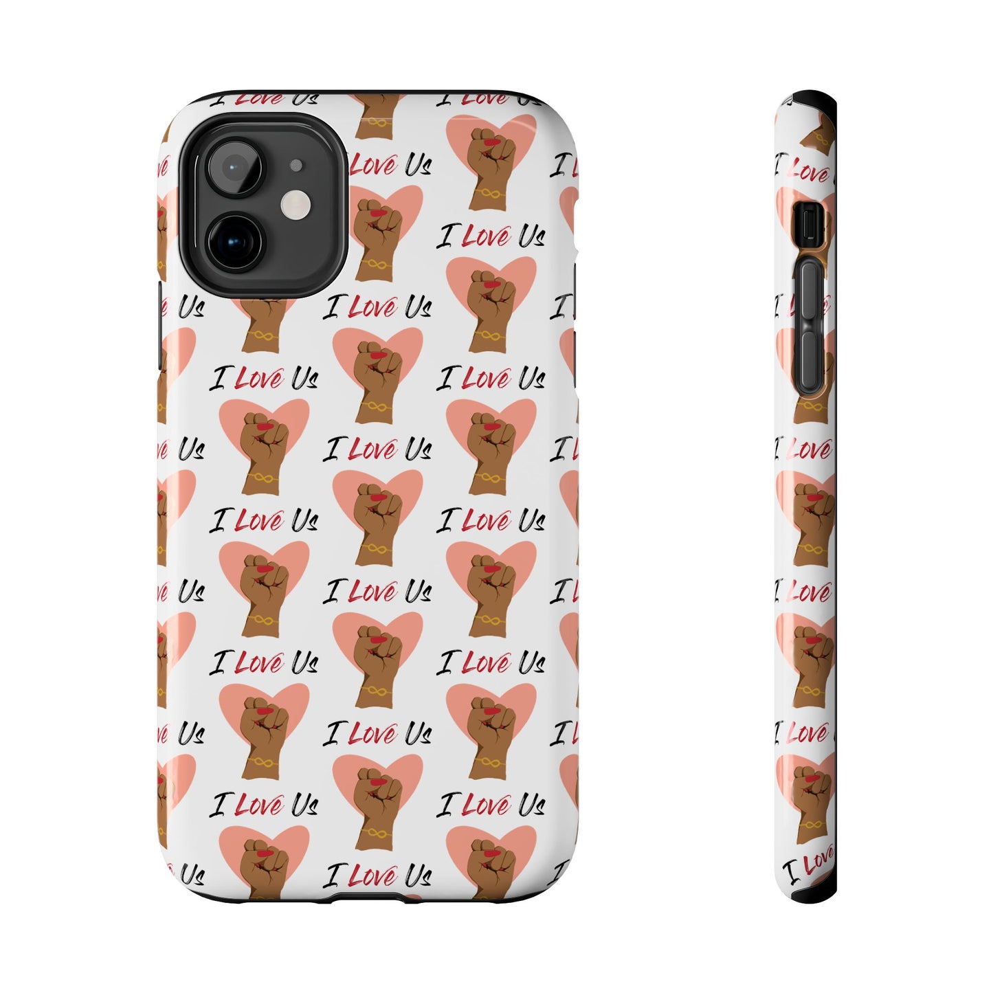 'I Love Us' White Tough Phone Case