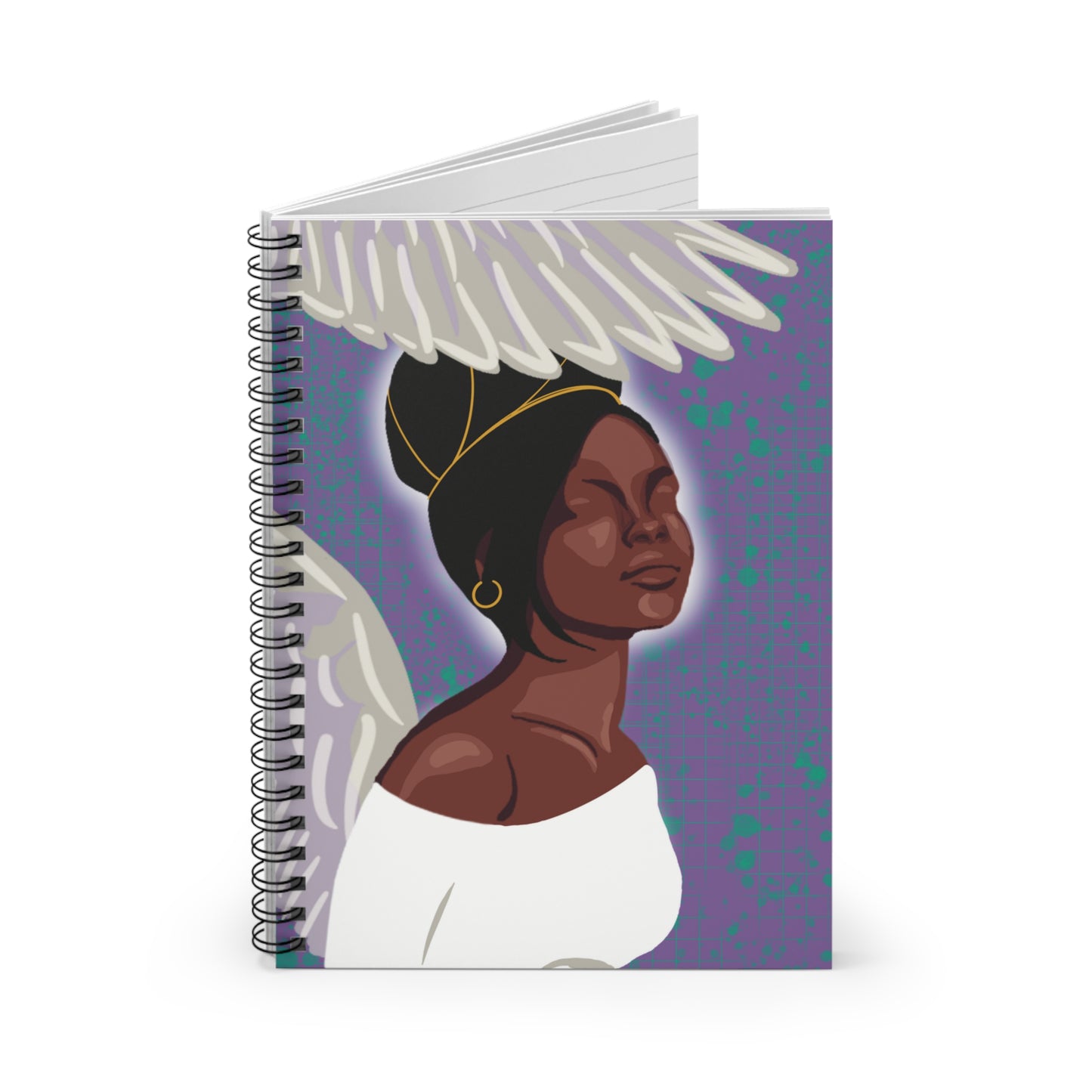 'Angel' Spiral Notebook - Ruled Line