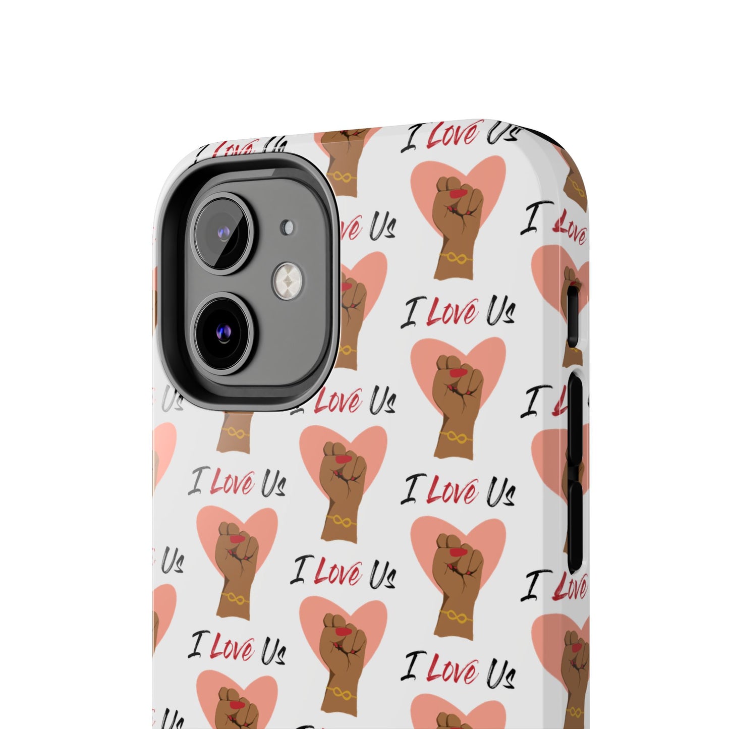 'I Love Us' White Tough Phone Case