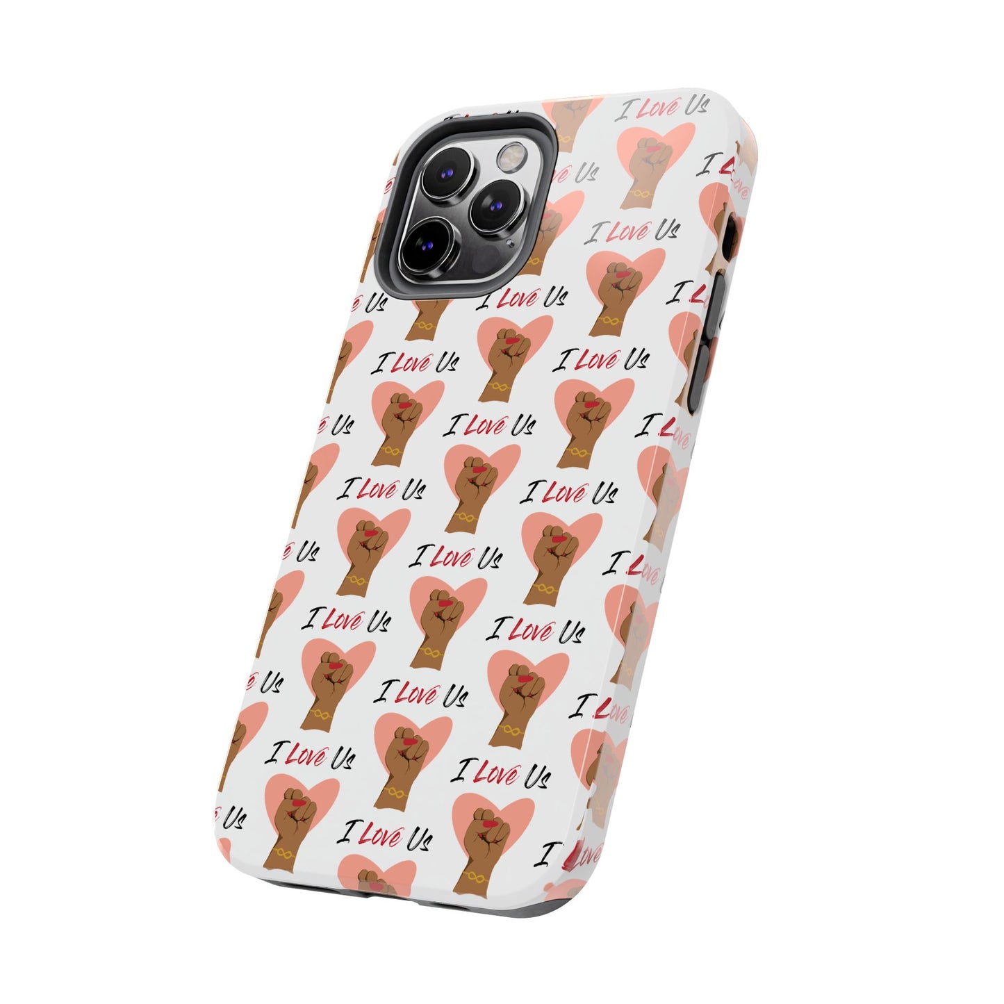 'I Love Us' White Tough Phone Case