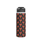 I Love Us Black Stainless Steel Water Bottle