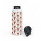 I Love Us White Stainless Steel Water Bottle