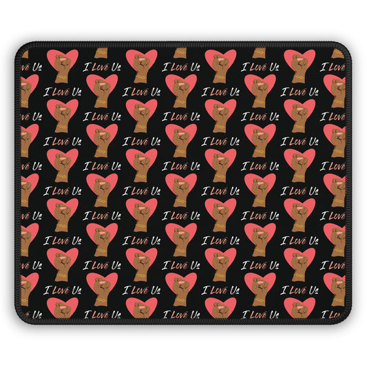 I Love Us Black Repeat Gaming Mouse Pad