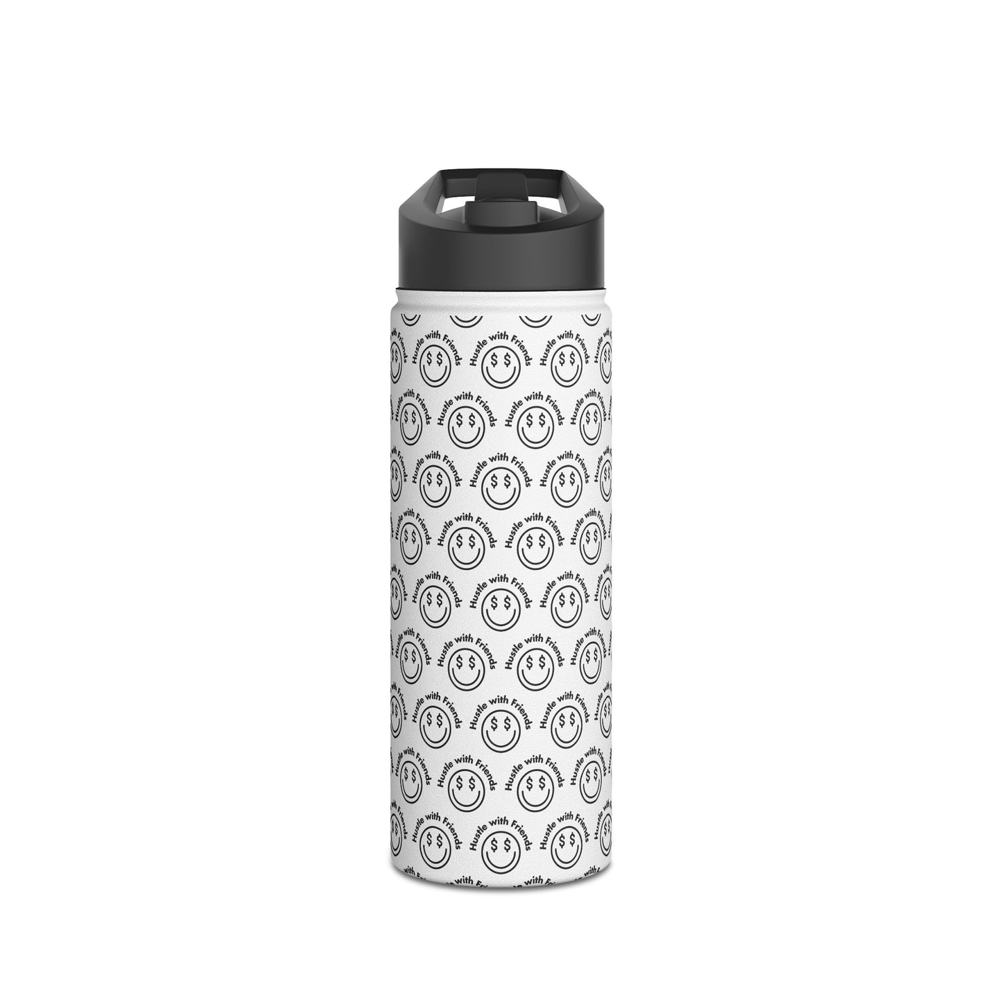 Hustle with Friends Stainless Steel Water Bottle